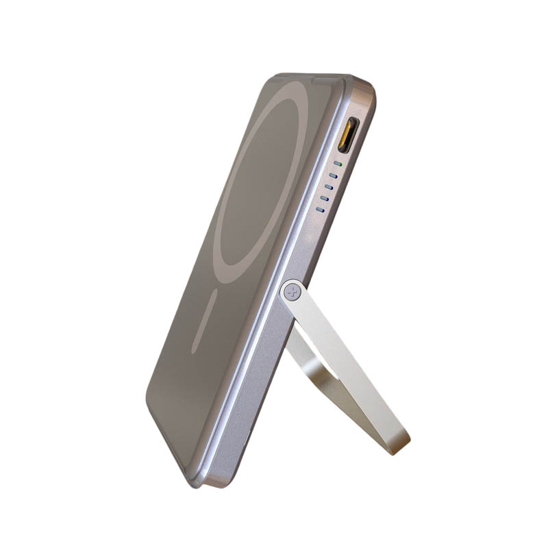 Magnetic Wireless Charger (With Aluminum Alloy Bracket/15W Wireless Charger/Pd22.5W Mobile Power Supply)