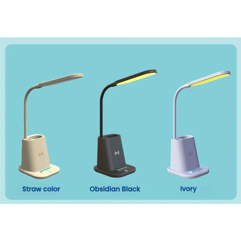 Pen Holder Wireless Charging Desk Lamp